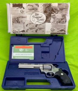 RARE Colt ANACONDA Special Order Quad Magna Port 6 In MFG 1995 Stainless SS